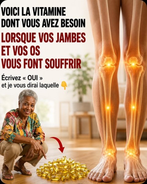 Le Signal d'Alarme Caché : Pourquoi vos os et vos jambes vous SUPPLIENT de Vitamine D (Et comment tout changer MAINTENANT !)