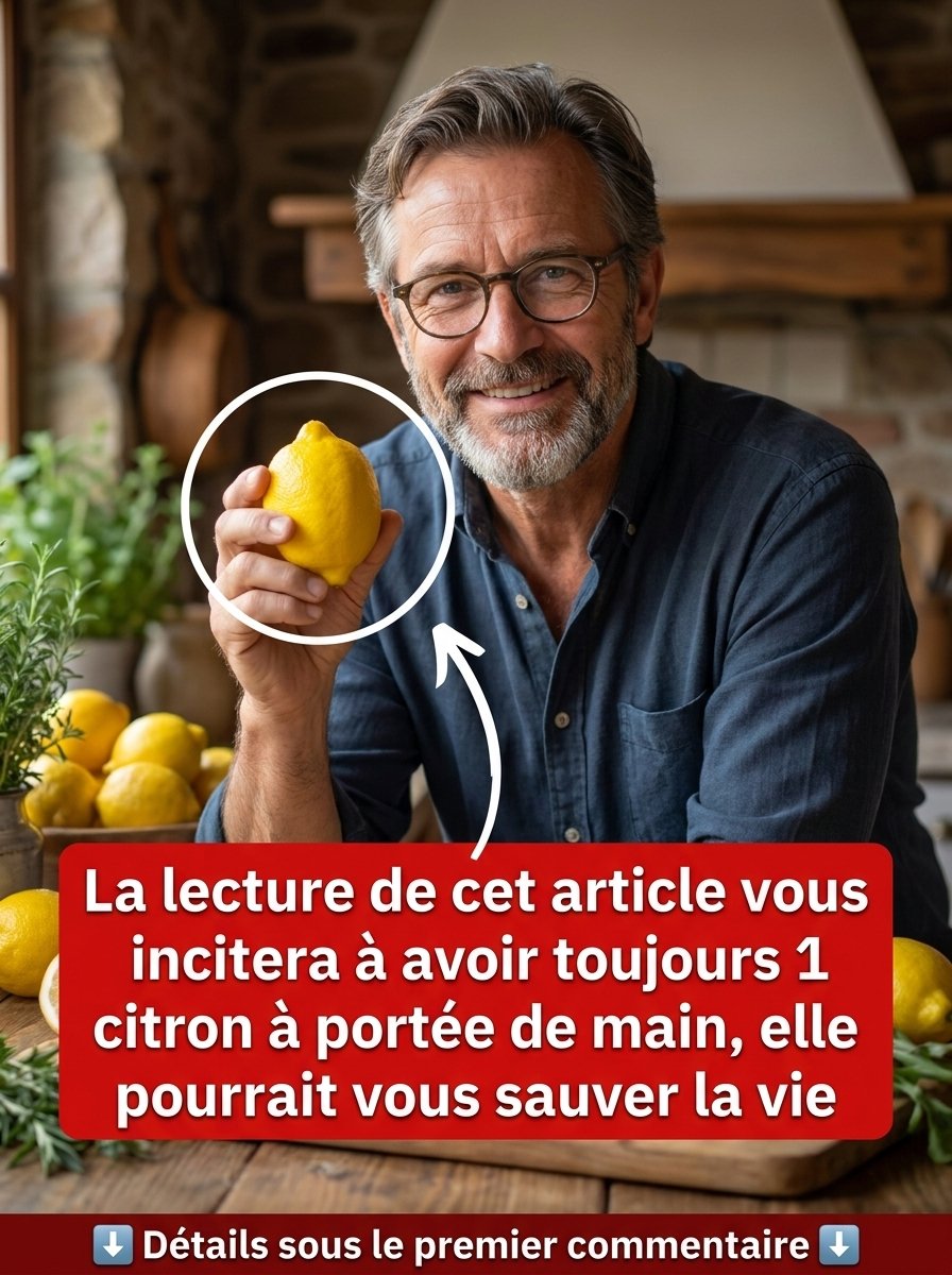N'attendez PAS ! Pourquoi AVOIR un Citron sur Vous Pourrait Littéralement Vous SAUVER la Vie (Le Secret que Personne ne Vous Dit) !