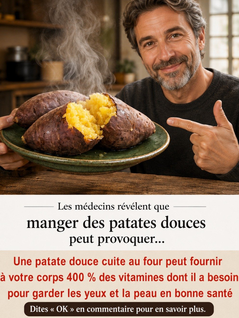 Patate Douce Tous les Jours : Les 5 Transformations Incroyables de Votre Corps (et 3 Dangers Que Personne Ne Vous Dit !) - Le Guide Ultime