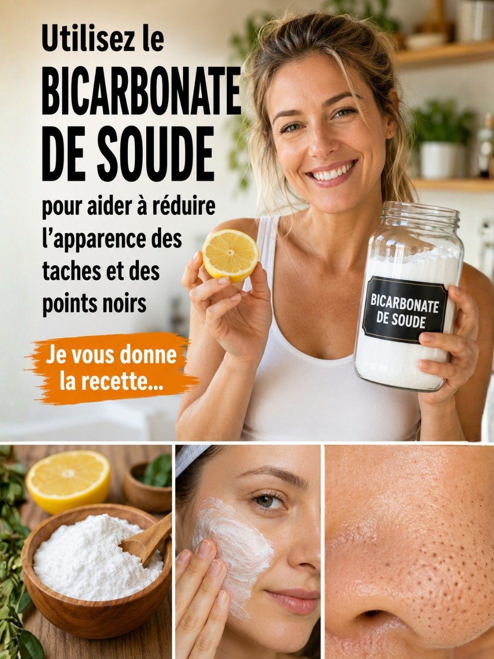 Le Bicarbonate de Soude sur votre Visage : La Vérité Choc sur les Taches, Rides et Points Noirs Que Vous Devez ABSOLUMENT Savoir !