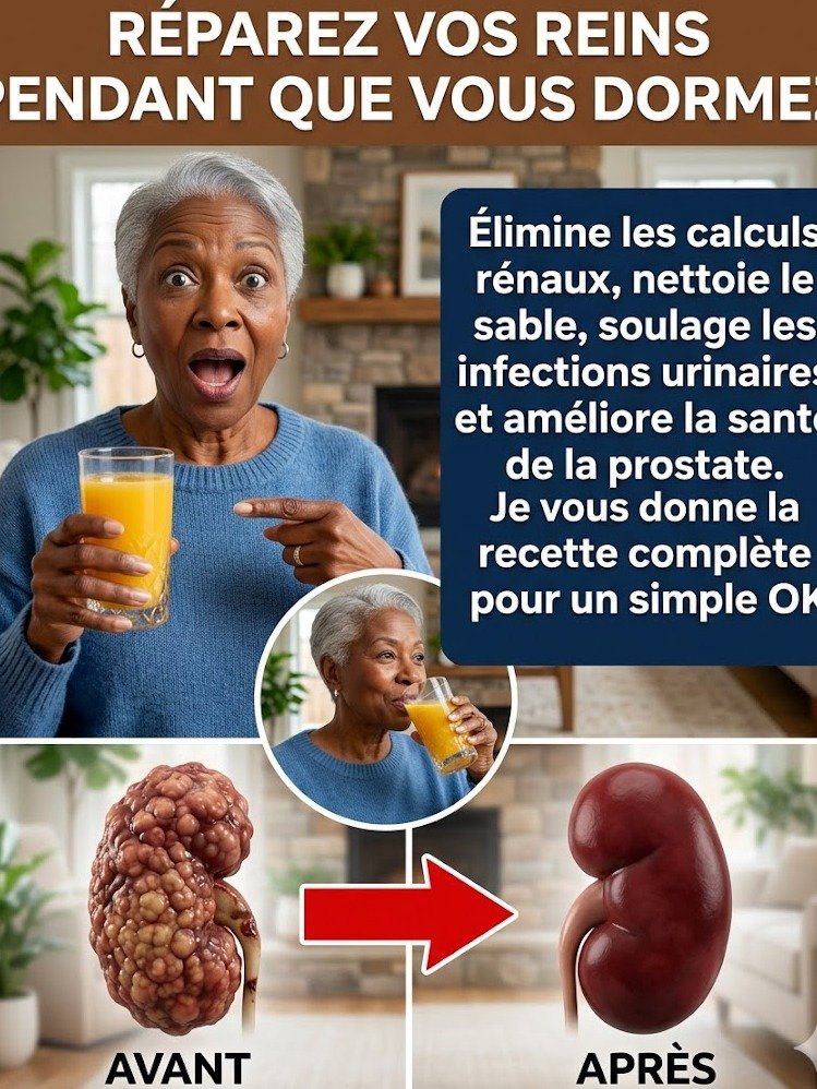 Le Secret Nocturne Révélé : 2 Ingrédients Simples Pour Rénover Vos Reins Pendant Que Vous Dormez !