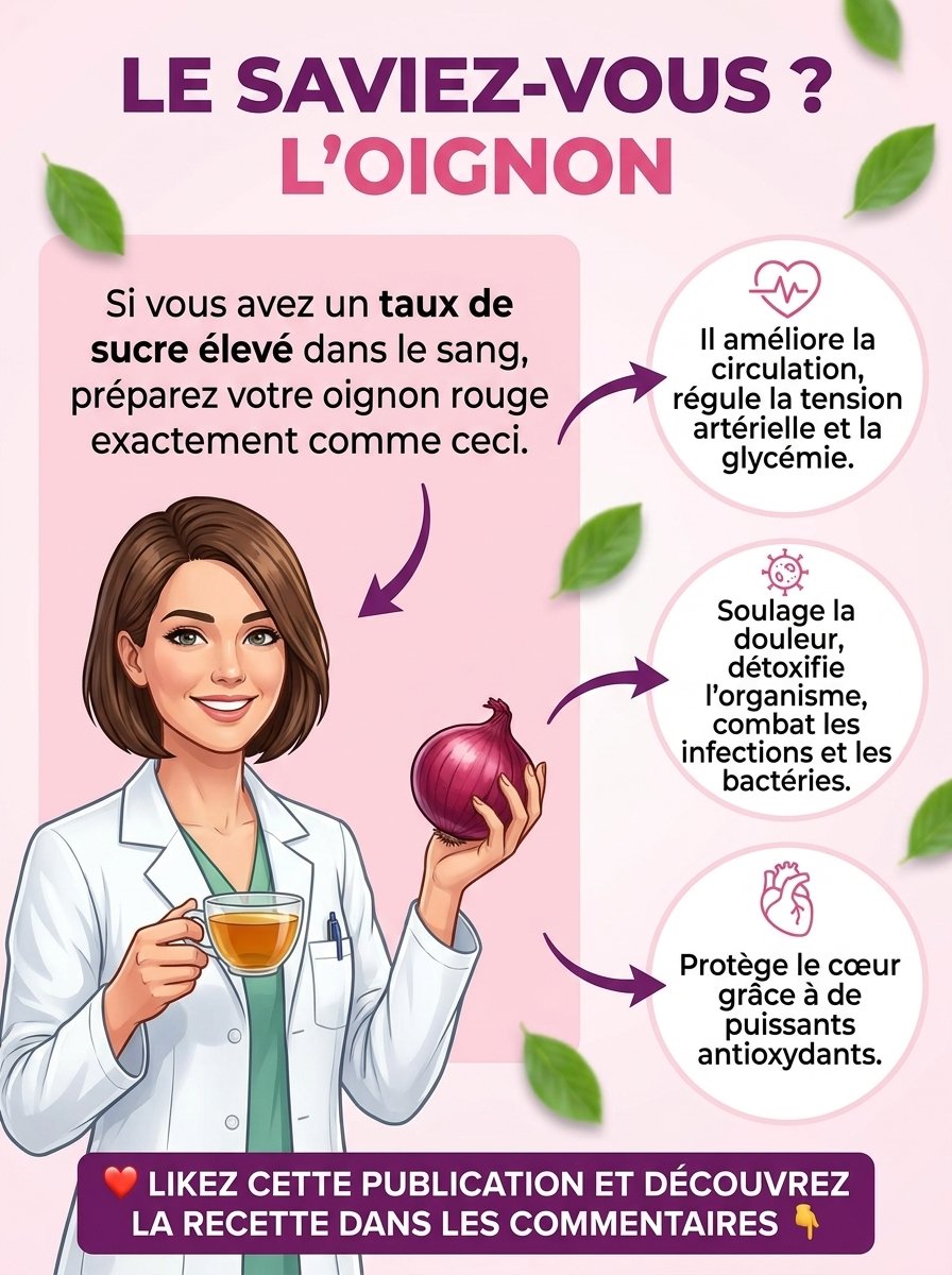 Le Secret Méconnu de l'Oignon : Cette Astuce Naturelle Peut Stabiliser Votre Glycémie et Changer Votre Vie !