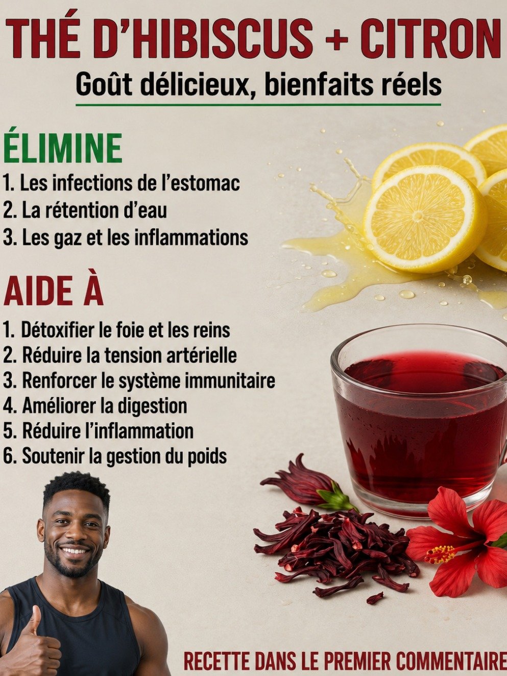 Le Secret Santé Ultime : 7 Raisons Étonnantes d'Intégrer le Thé Hibiscus-Citron à Votre Quotidien (Et Comment le Préparer Facilement) !