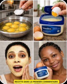 Oubliez le Botox ! Cette ASTUCE Révolutionnaire à la Vaseline et à l'Œuf Transforme Votre Peau et Efface les Rides Naturellement ✨🥚🌿
