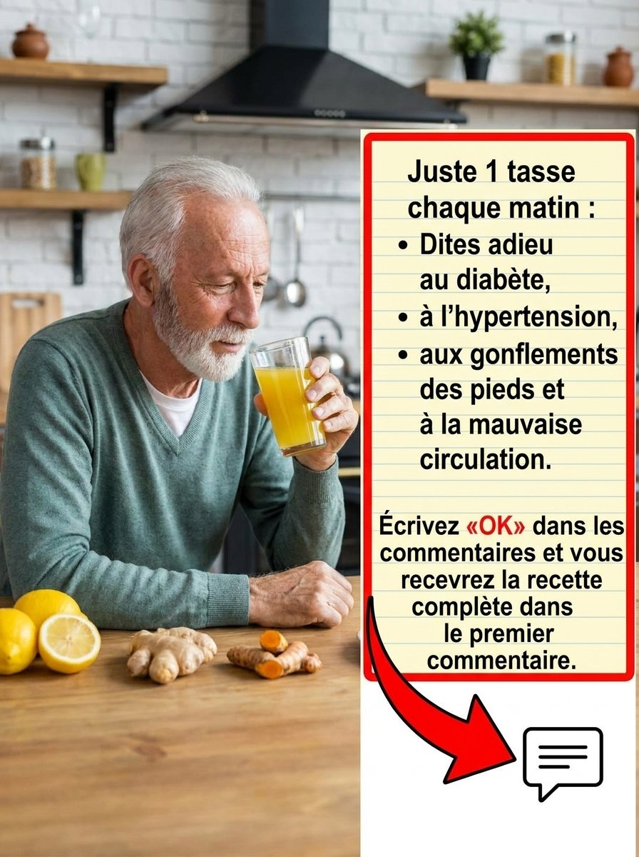 Le Secret Matinal Viral de Grand-Mère : 1 Tasse Pour Transformer Votre Corps et Dire Adieu au Diabète, aux Pieds Gonflés et à la Mauvaise Circulation DÈS AUJOURD'HUI !