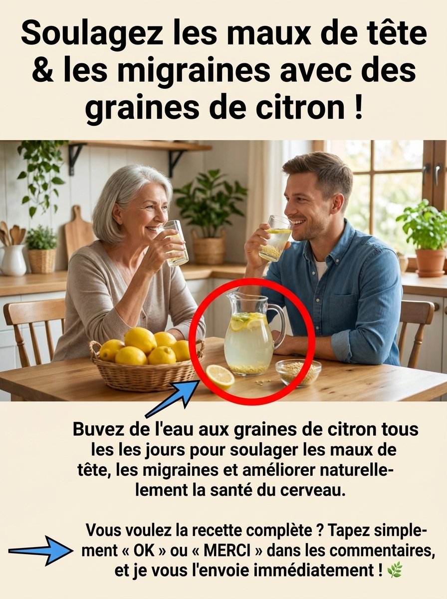 Ce que PERSONNE ne vous dit sur les graines de citron : Le remède ancestral qui pourrait enfin soulager vos maux de tête !