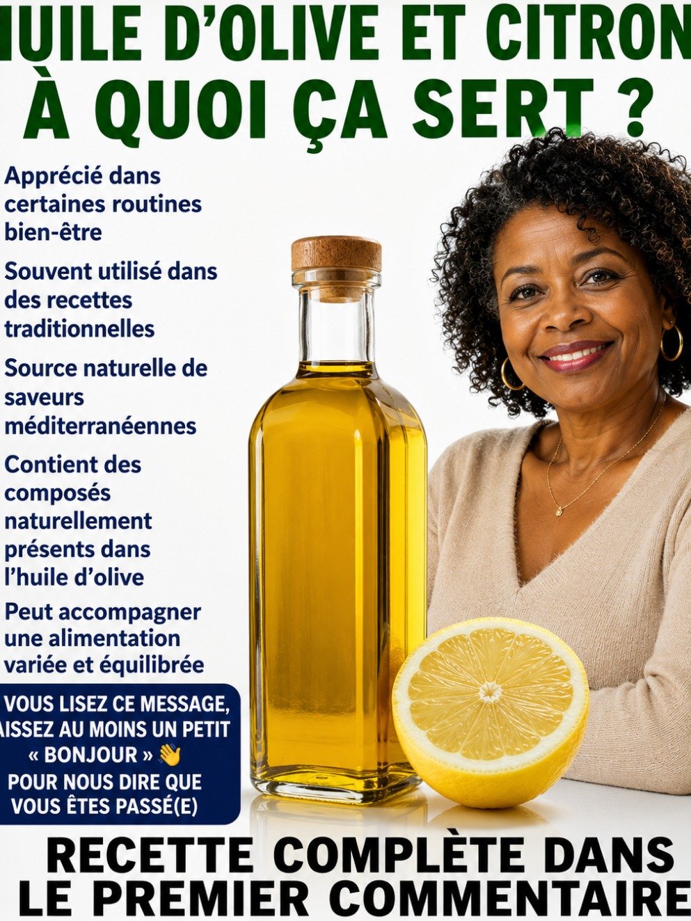 Révélation : 5 Bienfaits Étonnants de l'Huile d'Olive et du Citron le Matin (Vous DEVEZ Savoir Ça !) 🍋🫒