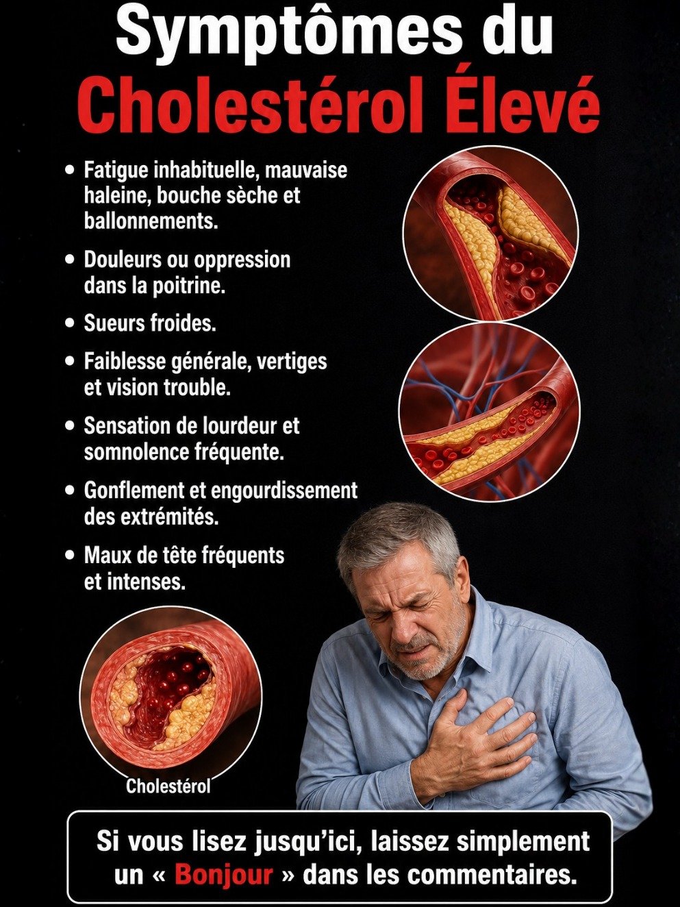 Ne Manquez PAS Ces 7 Signes : Votre Corps VOUS ALERTE d'un Cholestérol Élevé (Agissez Avant Qu'il Ne Soit Trop Tard !)