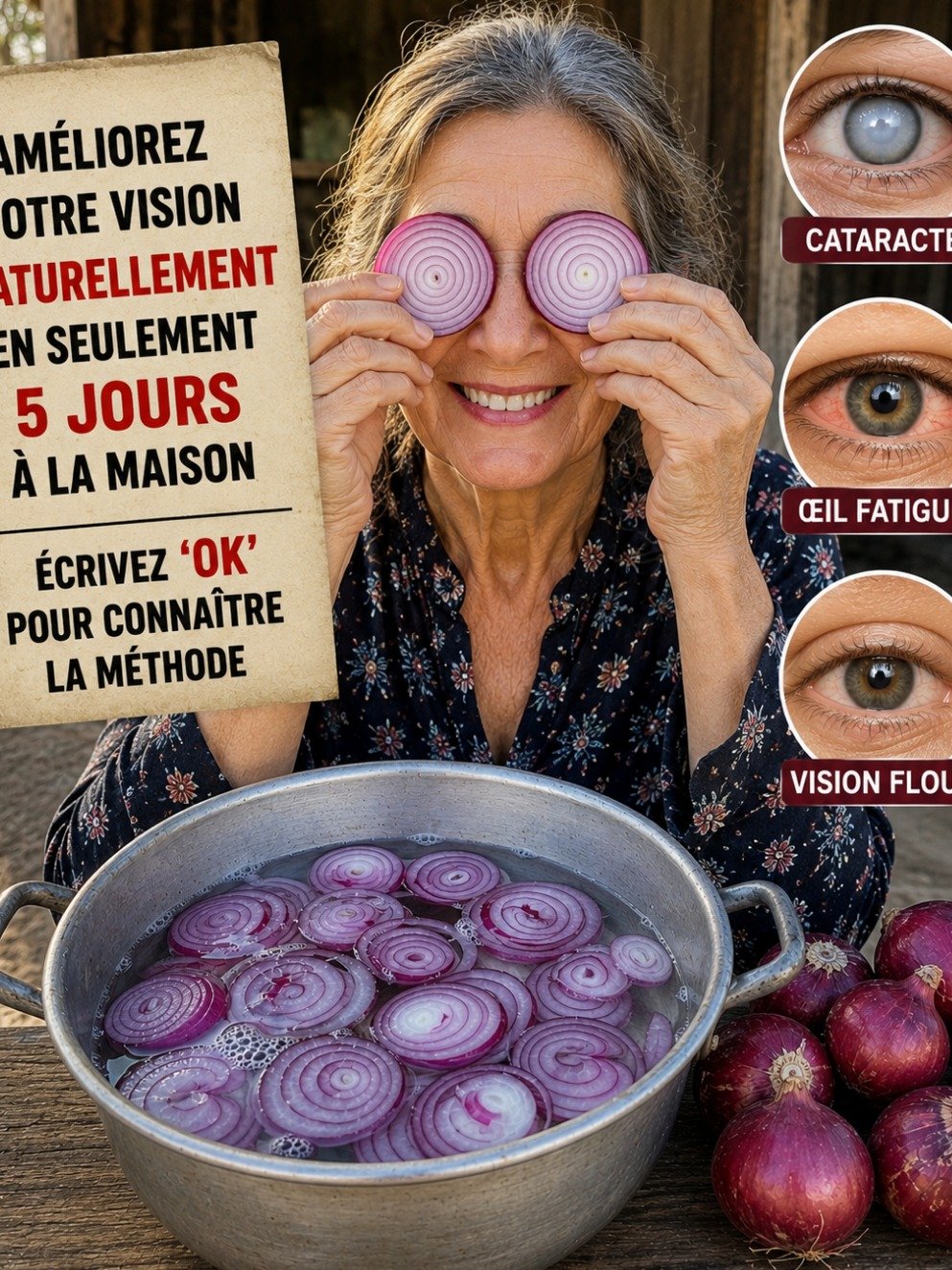 Le secret insoupçonné de l'oignon pour une vision éclatante : Ne manquez PAS cette boisson naturelle !