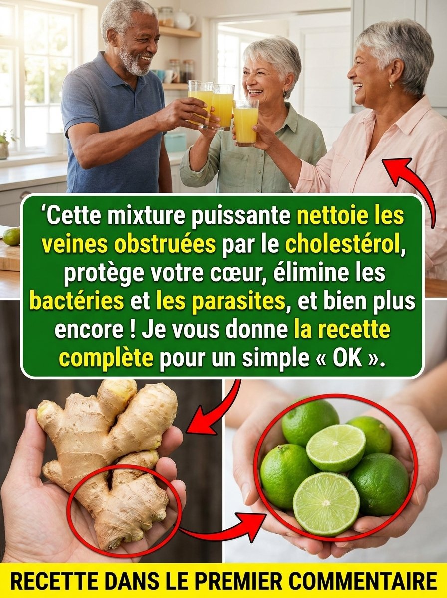 Le Secret Choc que Personne Ne Vous Dit : Ce Trio Moringa, Gingembre, Citron Débloque Vos Veines et Redonne Vie à Votre Cœur Fatigué (Le Piège Final Est Crucial) !