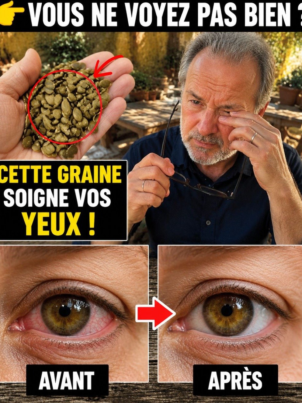 Ne Laissez Plus Votre Vue Décliner ! Le Rituel Quotidien de 4 Graines Simples Qui Sauve Votre Rétine et Éclaire Votre Monde !
