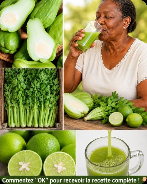 Le Secret Naturel Que Personne Ne Vous Dit : Ce Jus de Chayote Va Révolutionner Vos Articulations, Votre Cœur et Votre Énergie !