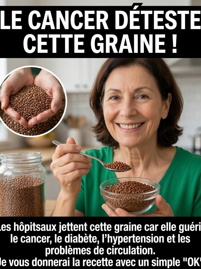 Le Secret Caché : Cette Graine à 2 Centimes Peut Réinitialiser Votre Circulation Sanguine (Votre Cœur Vous Remerciera!)