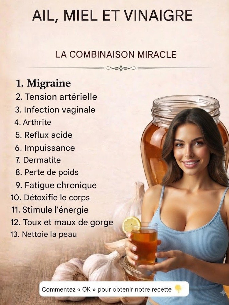 Miel, Ail et Vinaigre : Le secret culinaire dont tout le monde parle (et pourquoi vous devez rester prudent)