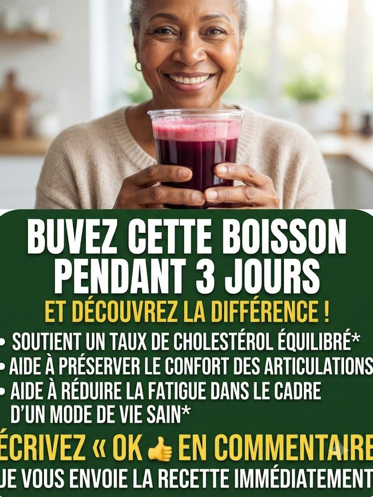 Le Secret Bien Gardé : Buvez CECI Pendant 30 Jours et Observez la Transformation Incroyable de Votre Énergie, Vos Articulations et Votre Cœur !