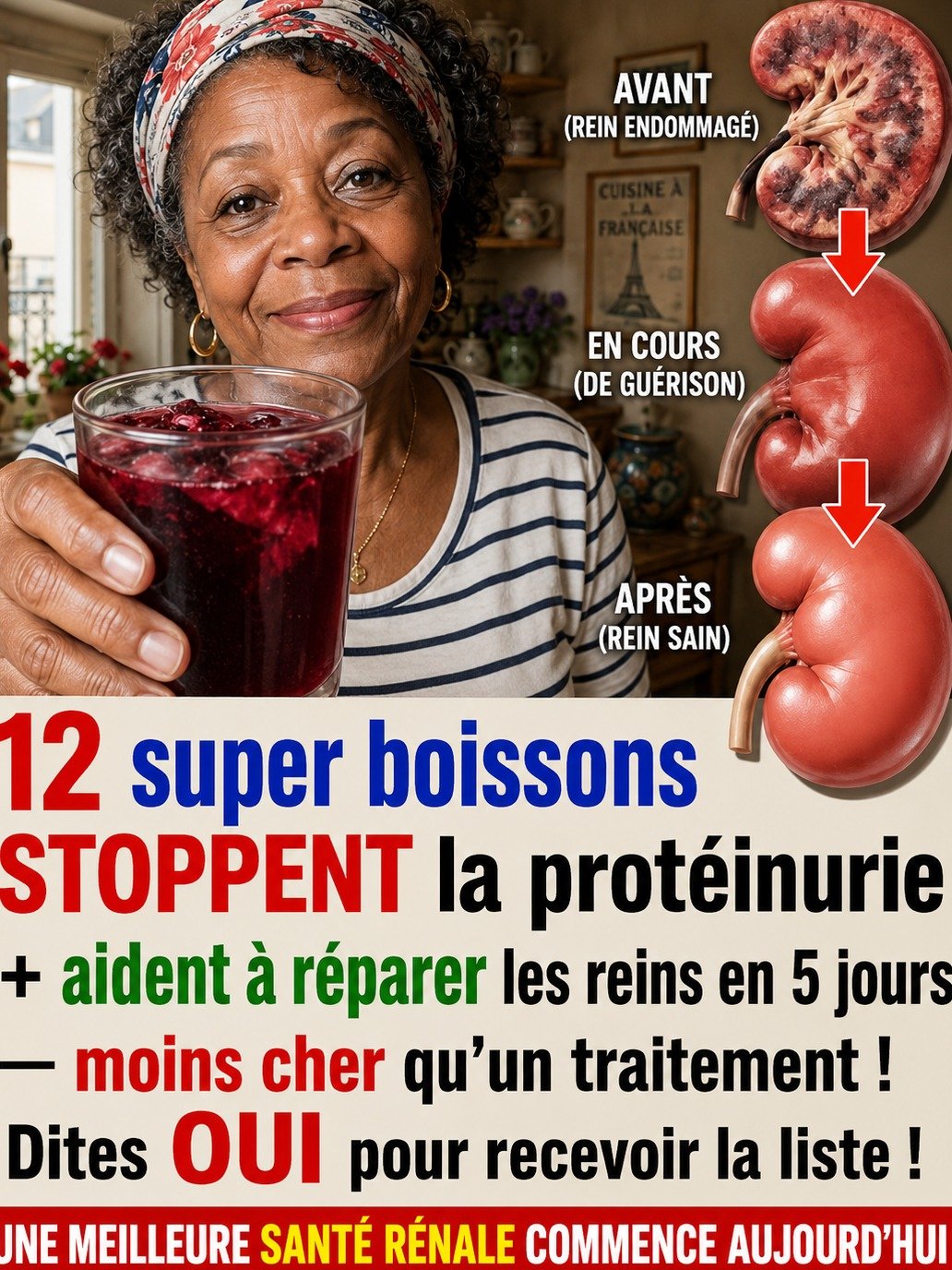 Le Secret Bien Gardé : Cette Boisson Rouge Simple Peut Soulager Vos Reins (Et Vous Devez Le Savoir MAINTENANT) !