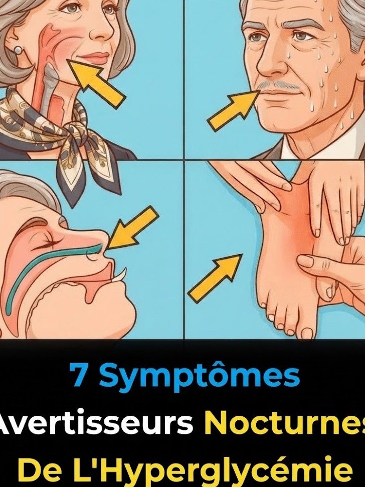 Ne les Ignorez Pas : 7 Signes Nocturnes Silencieux Que Votre Corps Vous Envoie Pour Une Glycémie Élevée (Avant Qu'il Ne Soit Trop Tard)