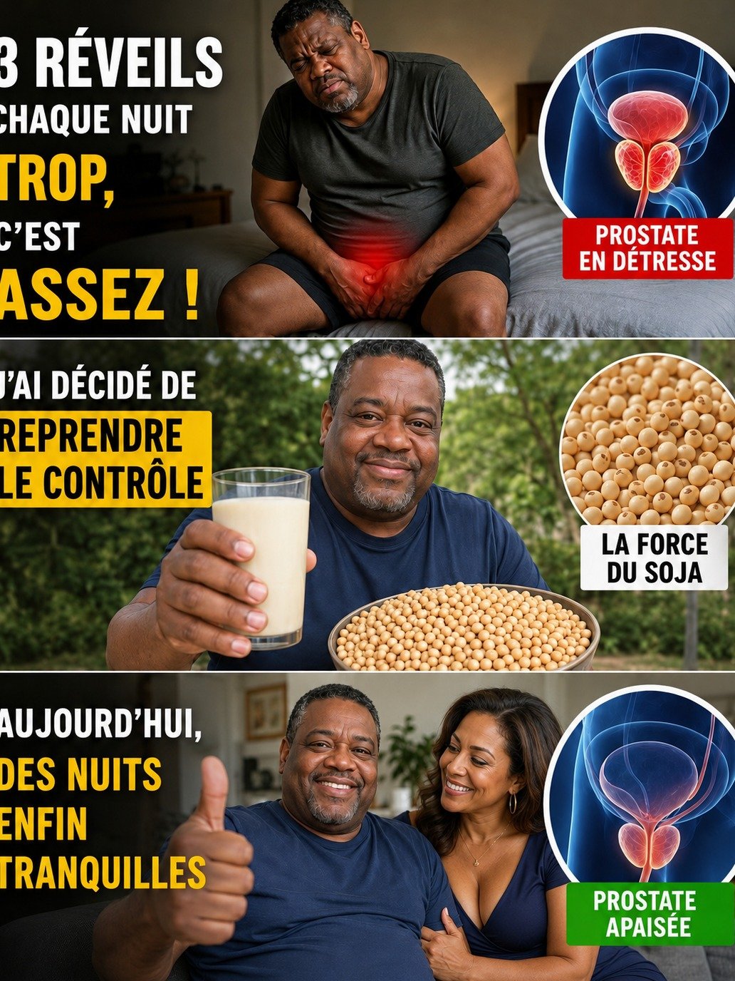 STOP aux Nuits Hachées ! Ce que le SOJA fait VRAIMENT à votre prostate pour enfin dormir en paix (le secret que l'industrie cache)