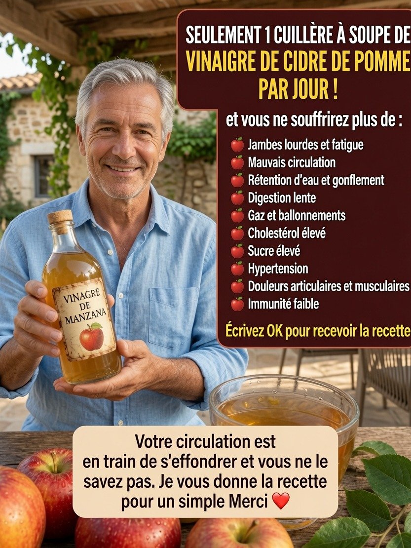 Vinaigre de cidre : Le secret bien-être dont tout le monde parle (et ce que la science cache vraiment)