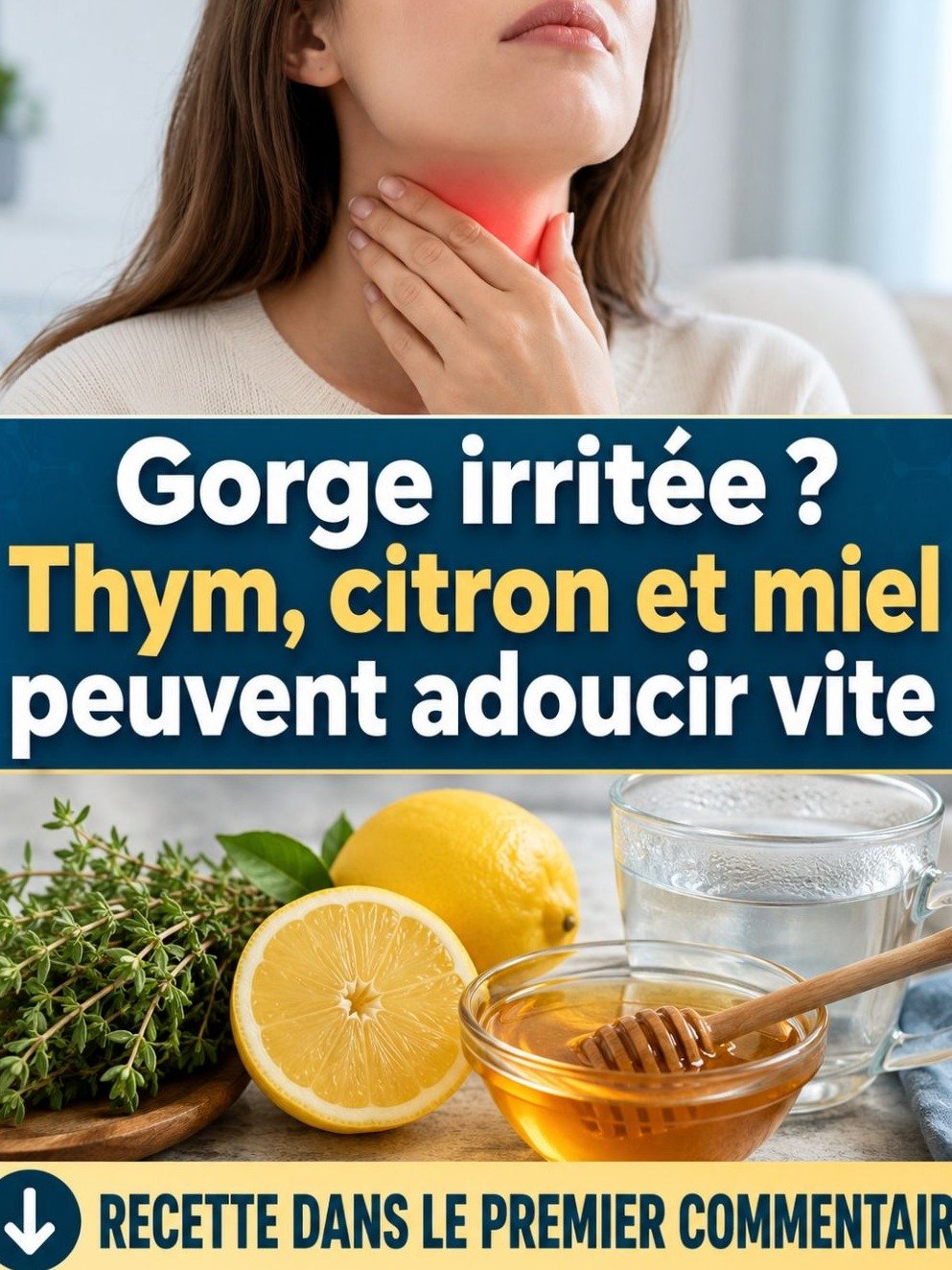 Gorge en Feu, Toux Persistante ? Le Secret ANCESTRAL au Thym, Citron et Miel Va Vous Sauver l'Hiver !