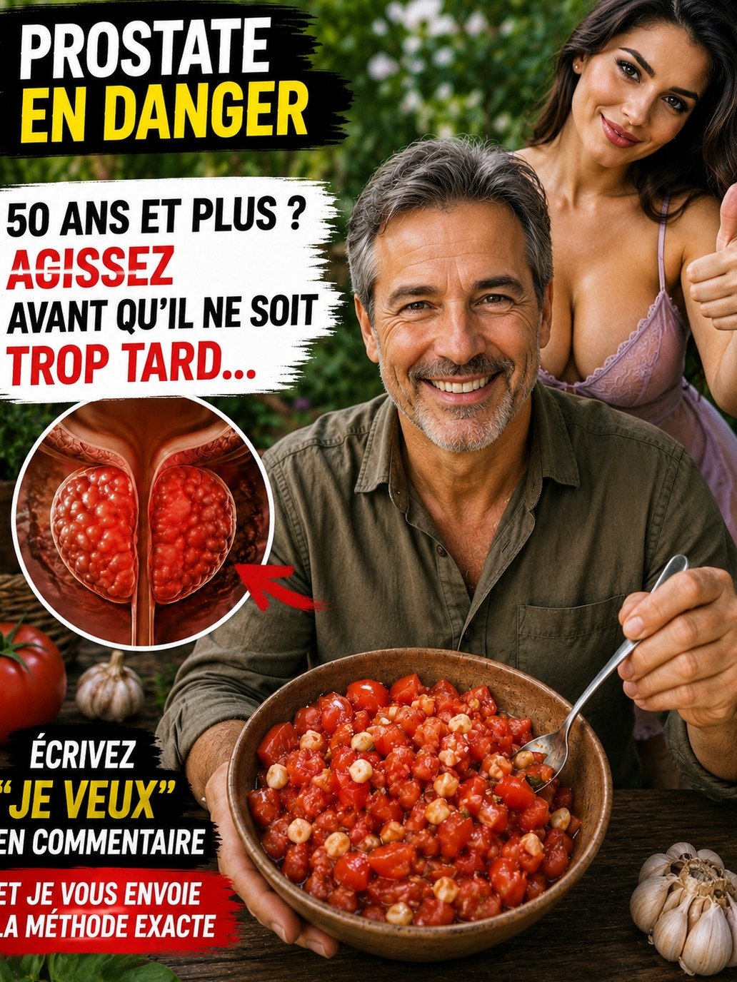 Tomate + Ail : Le Duo Secret Qui Libère Votre Prostate Enflammée en 7 Jours (Témoignage Choqué)