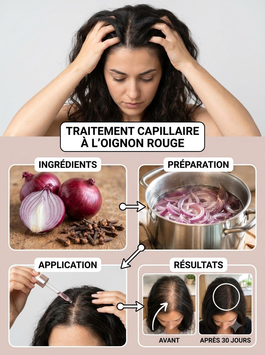 Le Secret ANTI-CHUTE et BRILLANCE Ultime Révélé : 4 Recettes à l'Oignon Qui Vont SAUVER Vos Cheveux (À Ne Pas Manquer) !