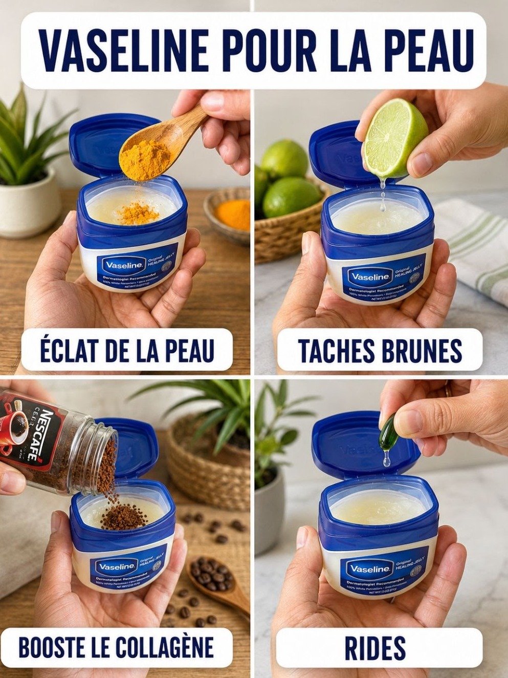 Vaseline : 10 astuces beauté miracles que vous devriez connaître (et qui coûtent presque rien !)