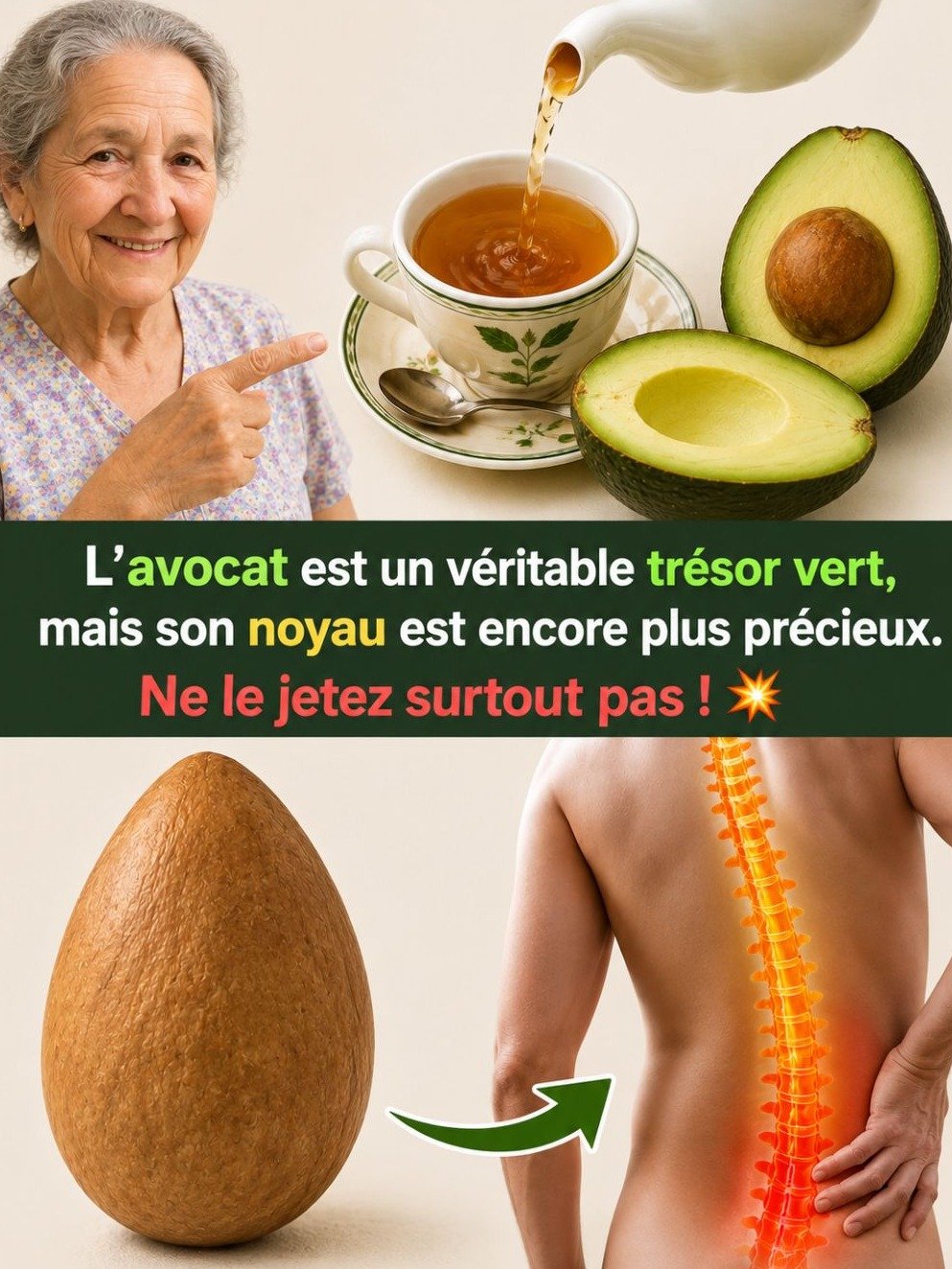 LE SECRET OUBLIÉ : Ce Noyau d'Avocat Que Vous Jetez Peut Éradiquer Vos Douleurs et Inflammations INSTANTANÉMENT !