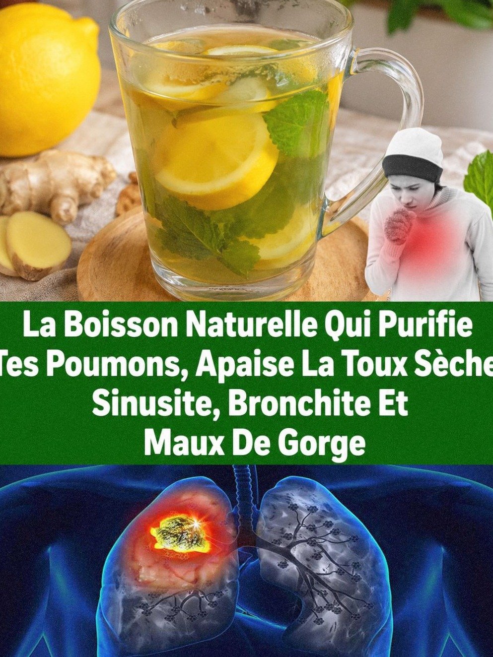 Une seule infusion maison pour purifier vos poumons en 7 jours : le secret que les médecins ne disent pas !