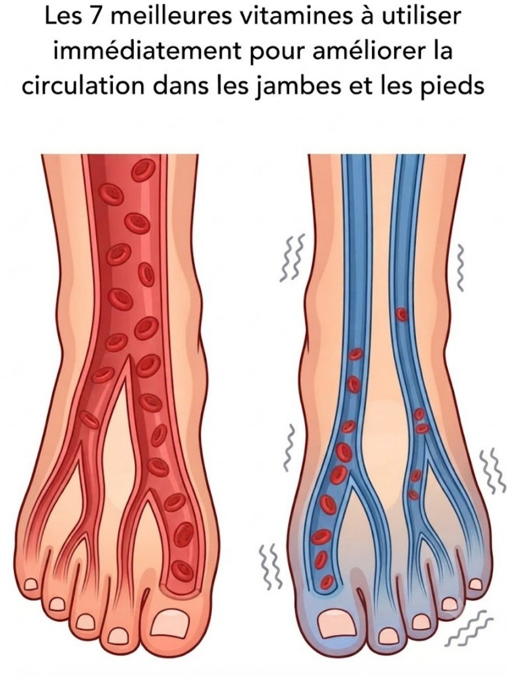Mauvaise Circulation : Ne Croyez Plus Ces Mythes ! Voici Les SEULES 7 Choses Qui Aident VRAIMENT Vos Jambes et Pieds