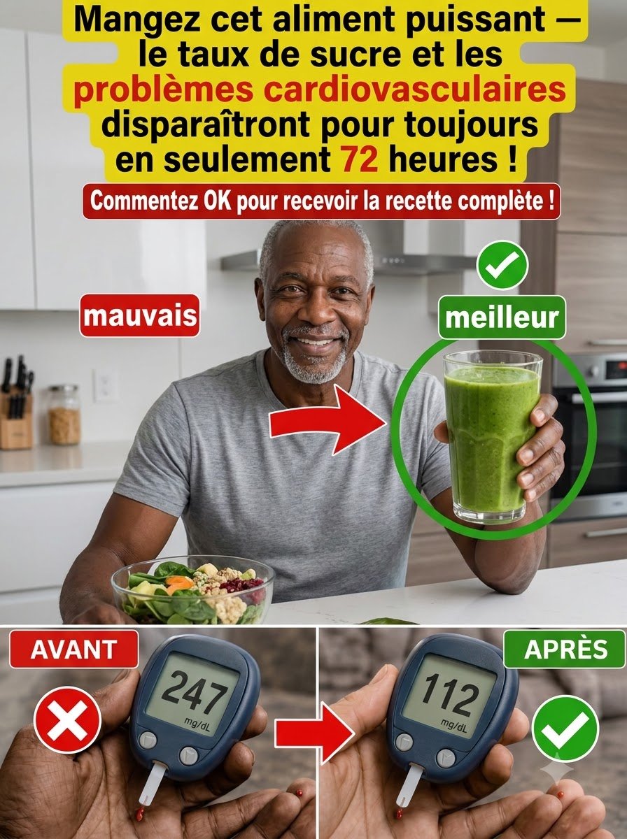 Le Secret VERT AMER : Cette Boisson Oubliée Déclenche une Baisse de Glycémie Que Vos Cellules Attendaient Désespérément !