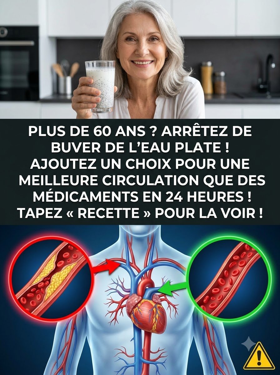 Révélation Choc : Si vous avez plus de 60 ans, vous DEVEZ lire ceci sur l'eau (avant qu'il ne soit trop tard) !