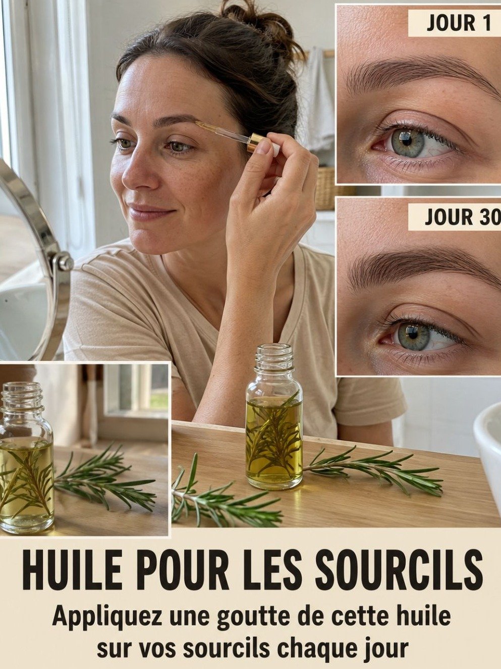 Sourcils clairsemés ? 12 remèdes naturels pour les densifier (sans risquer vos yeux !)