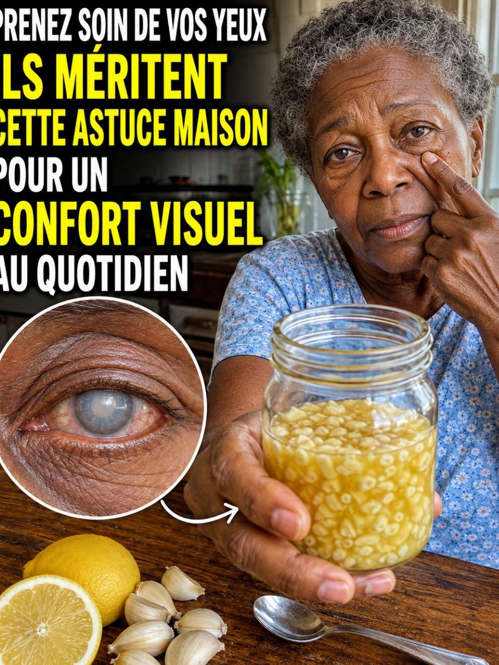 Ail et citron pour vos yeux : Le remède miracle est-il un mythe dangereux ? (Ce qu'il faut savoir)