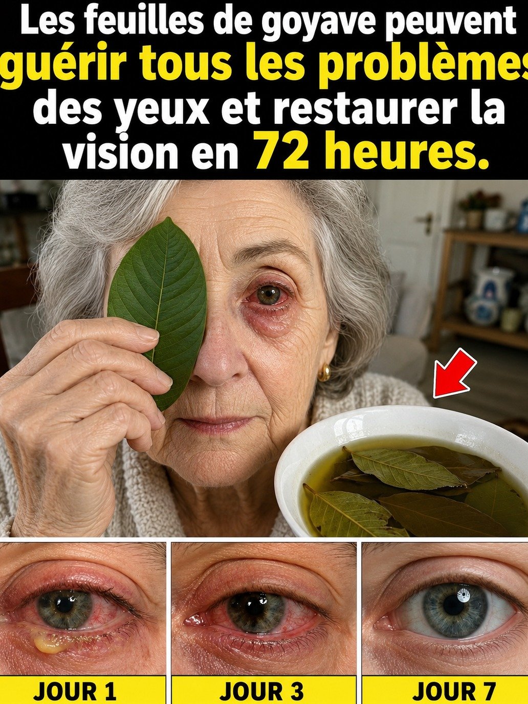 Le Secret INSOUPÇONNÉ des Feuilles de Goyavier : Comment elles 'Réinitialisent' VRAIMENT vos Yeux Vieillissants (Ne l'ignorez PAS !)