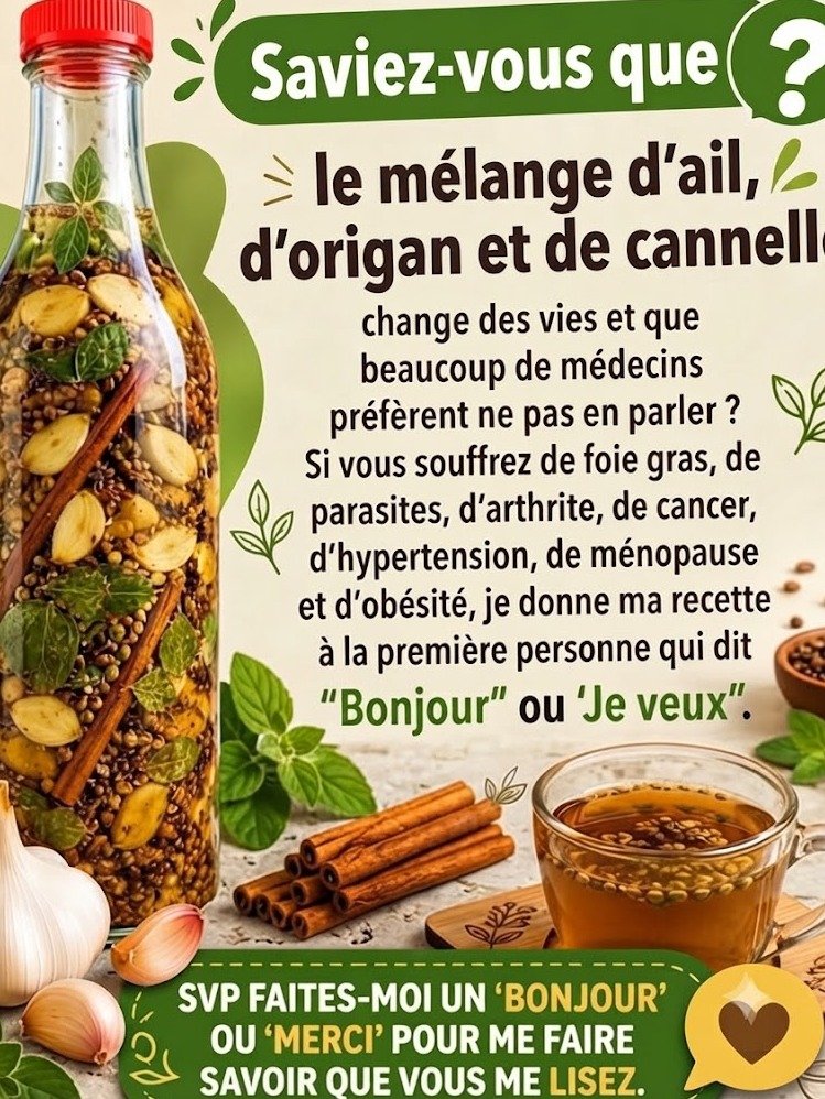 Immunité boostée : Pourquoi ce mélange secret d'ail, de cannelle et d'origan change tout !