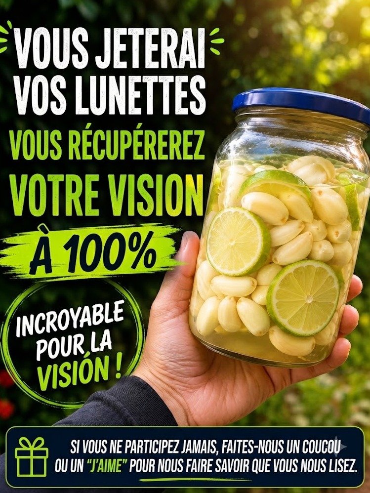 Le Secret Naturel pour une Vision Éclatante : 3 Ingrédients Simples Qui Vont Rajeunir Vos Yeux de l'Intérieur !