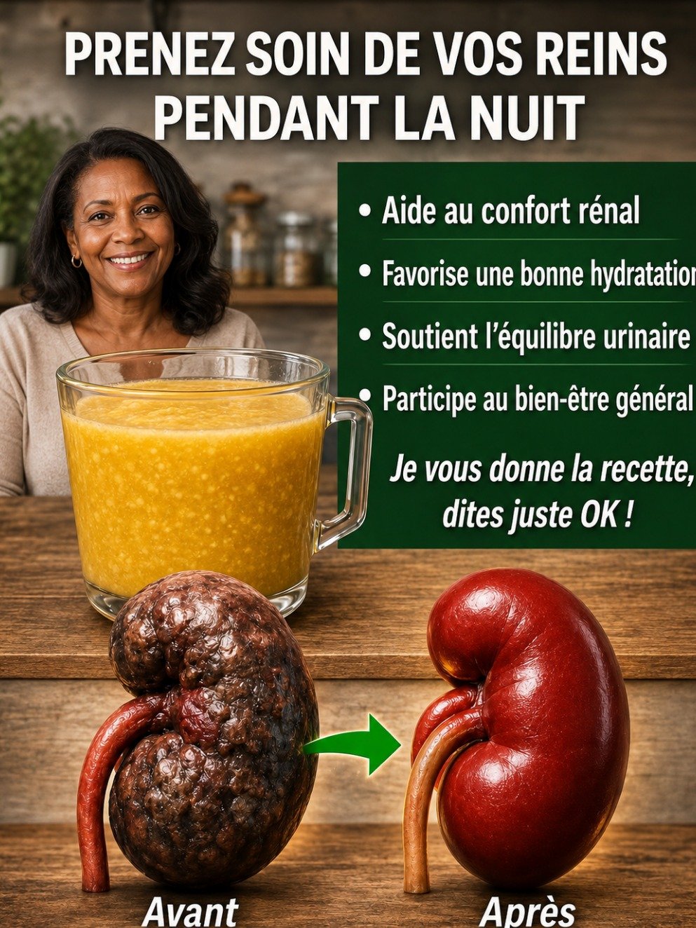 Nettoyez vos reins pendant votre sommeil : Le secret du gingembre, citron, curcuma et miel