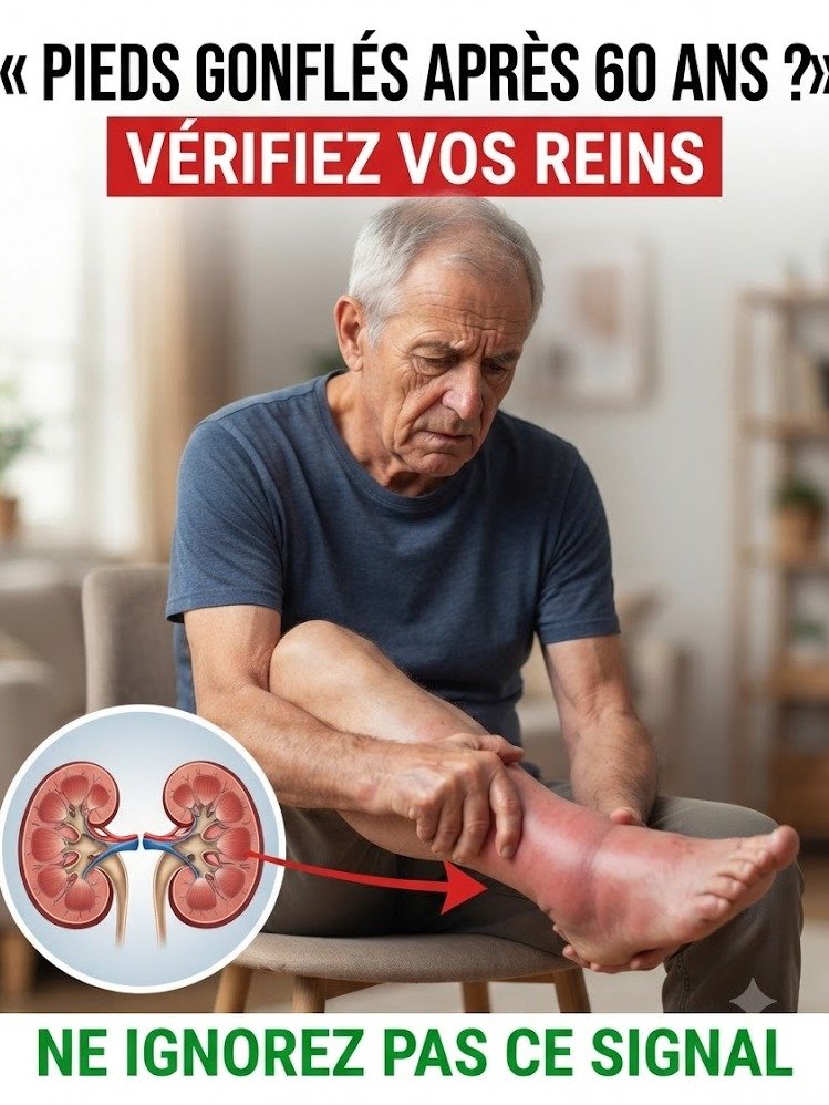 Pieds Gonflés Après 60 Ans ? Les Médecins Révèlent LE Signal d'Alerte Précoce que Vous DEVEZ Absolument Connaître (Avant qu'il ne Soit Trop Tard) !