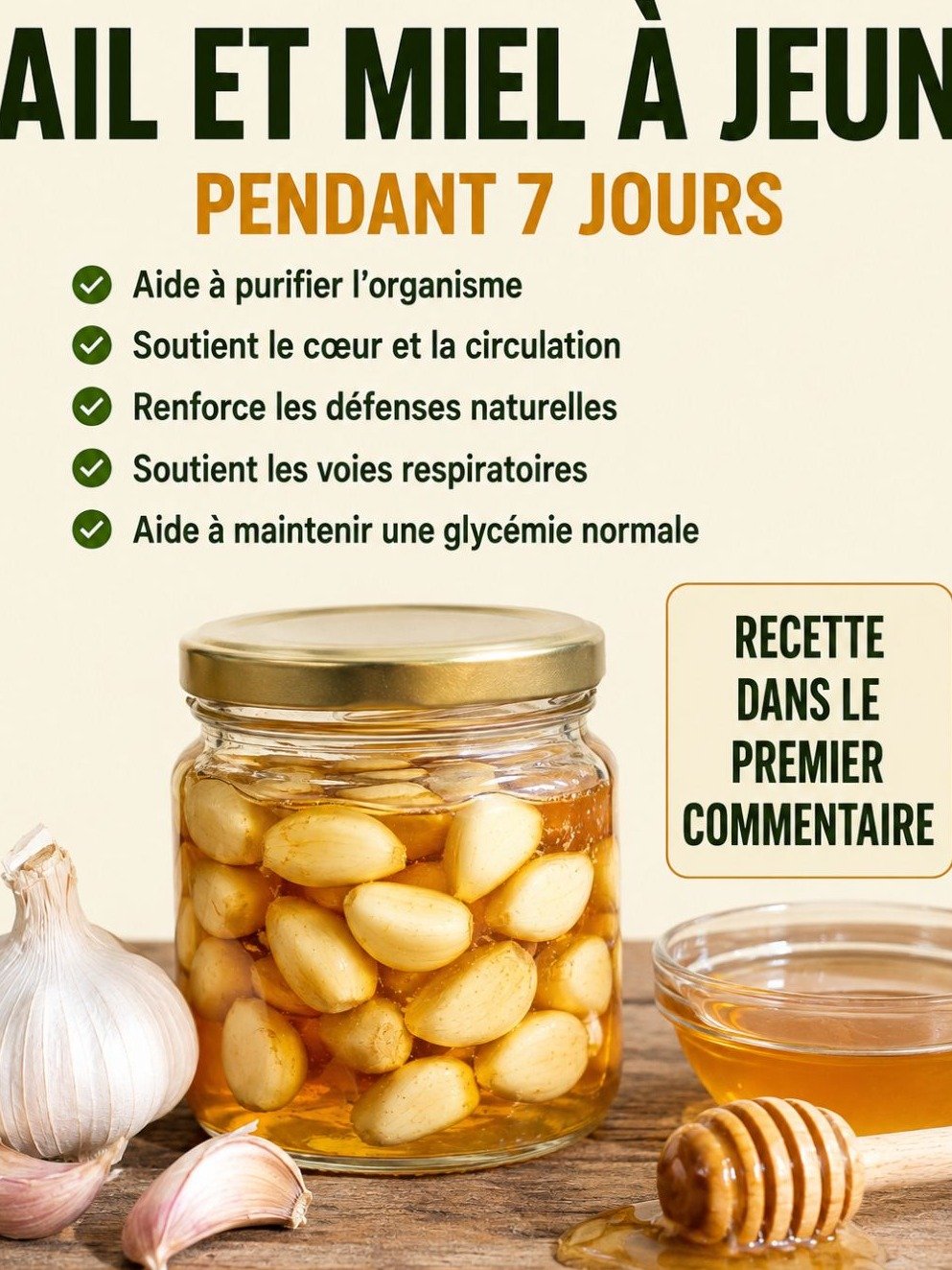 Ail et miel à jeun : Le secret ancestral pour transformer votre vitalité en 7 jours
