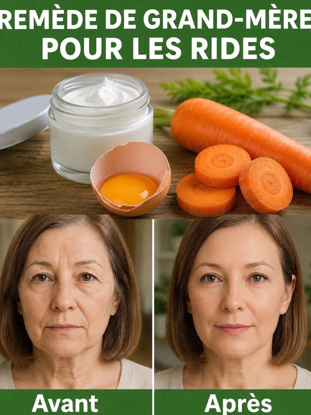 Le Secret Anti-Âge de Grand-Mère Révélé : Effacez Vos Rides Naturellement avec CES 3 Recettes Maison Étonnantes !