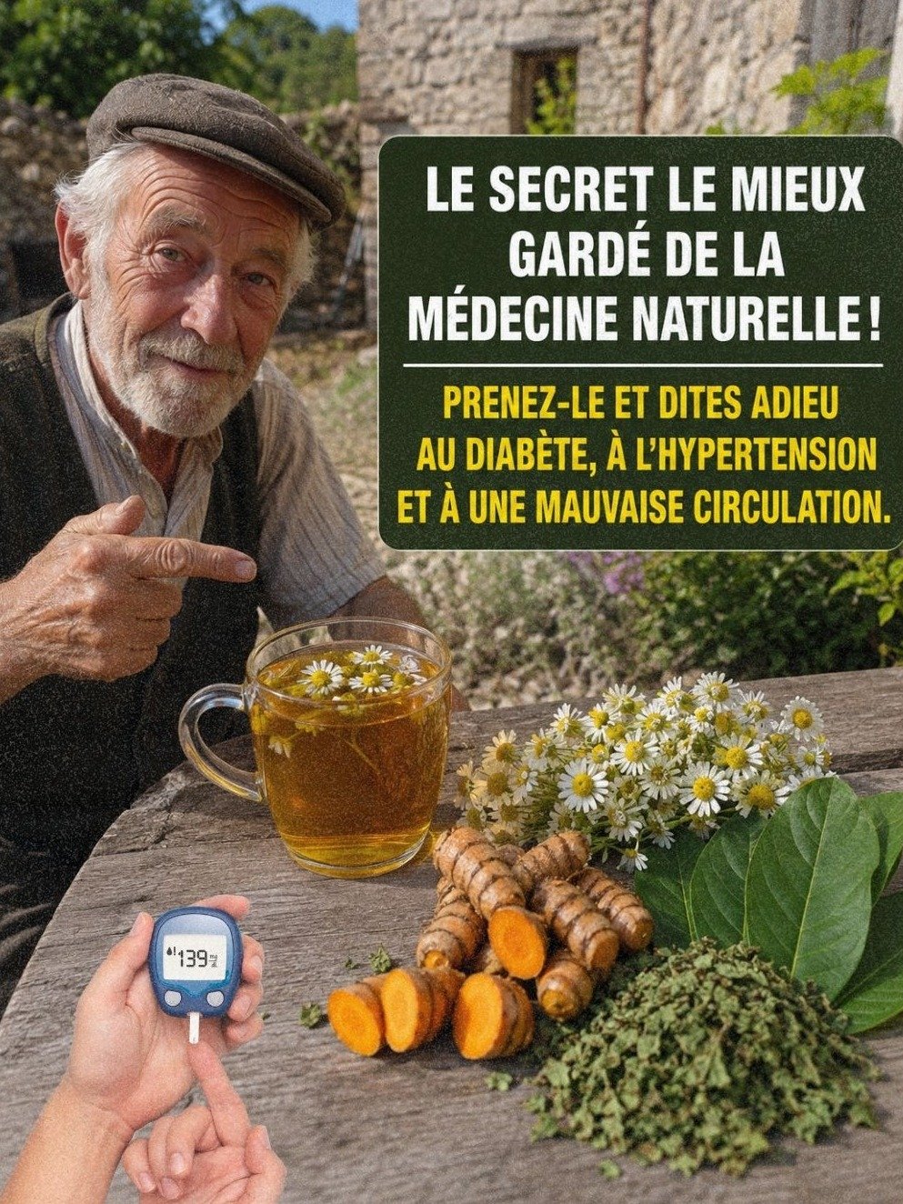 Le Secret Millénaire Révélé : 3 Ingrédients Simples pour Réguler Votre Glycémie, Tension et Circulation en 15 Jours !