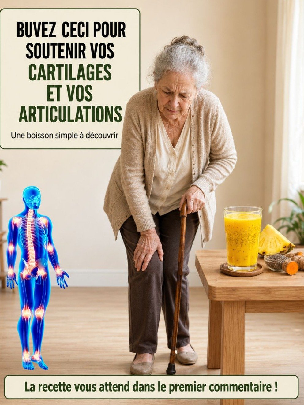 Soulagez vos articulations naturellement : La recette du smoothie anti-inflammatoire qui cartonne !