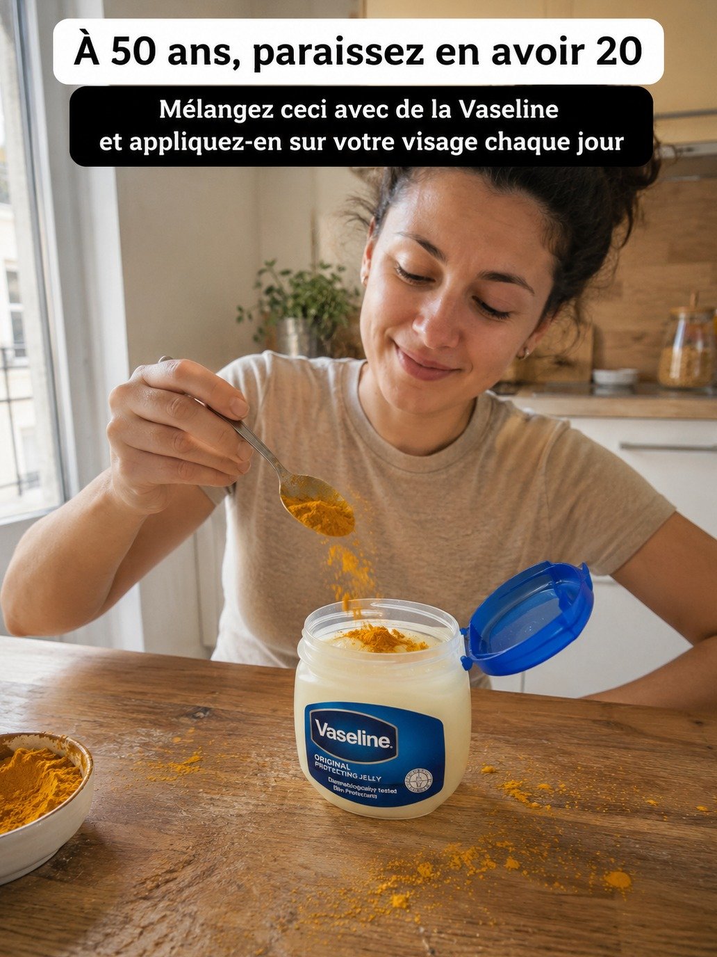 Le Secret Viral pour un Teint Éclatant : Cette Recette Simple Vaseline & Curcuma Va Révolutionner Votre Peau !
