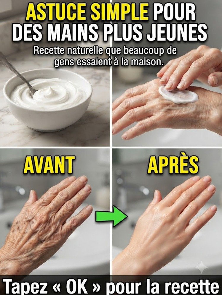 Le Secret Choc pour des Mains et Bras Rajeunis : Ce Remède Maison Viral Vous Fera Oublier la Chirurgie Esthétique !