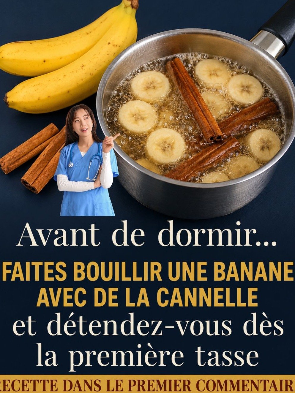 Le Secret Viral pour des Nuits Parfaites : Cette Boisson Simple à la Banane et Cannelle Va Révolutionner Votre Sommeil !