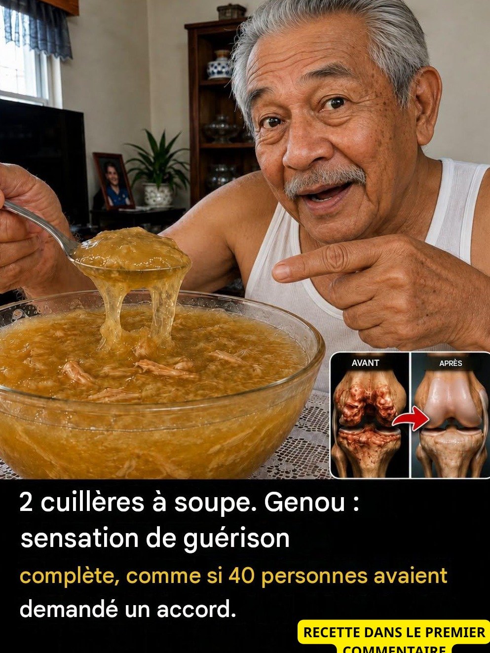 Le Secret SIMPLE pour vos Genoux : 2 Cuillères de CET Ingrédient qui PEUT Tout Changer (avant qu'il ne soit trop tard)