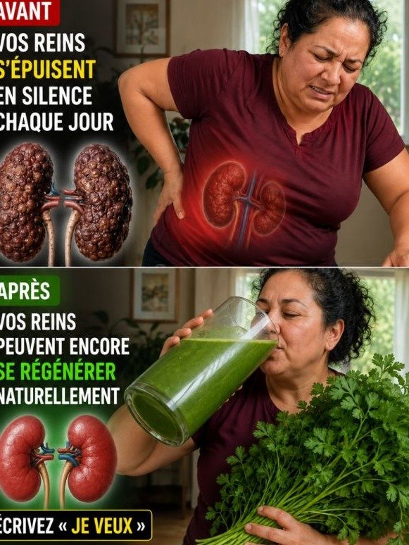 Le Secret VERT qui RESSUSCITE vos reins en silence : ne le manquez PAS avant qu'il ne soit TROP TARD !