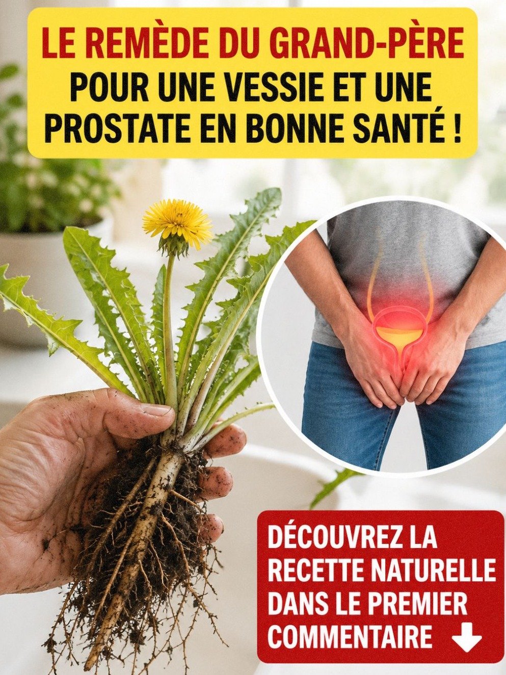 Pissenlit & Prostate/Vessie : Cette Plante Oubliée Fait des Merveilles (15 Bienfaits + Recettes Faciles)