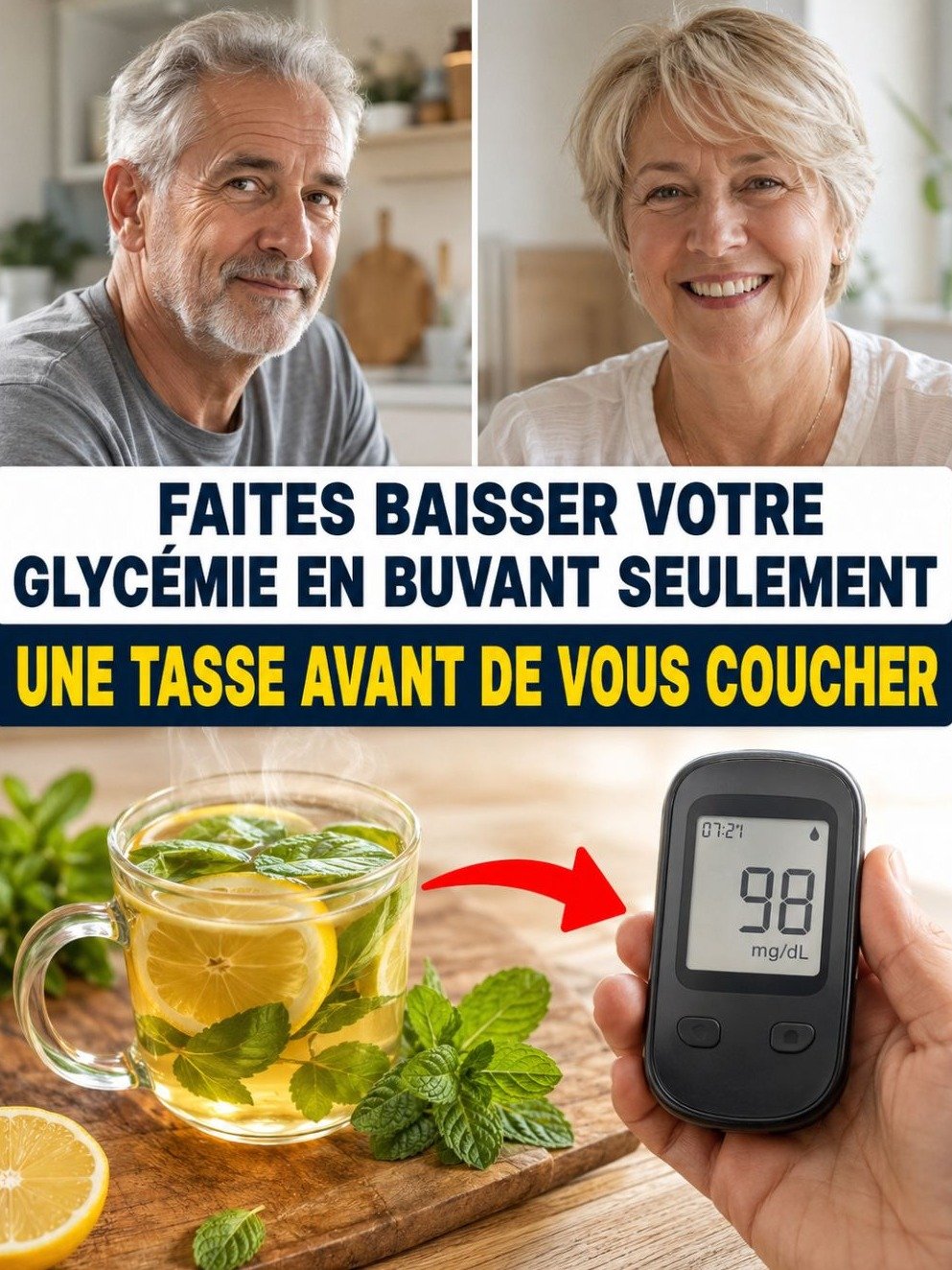 Le Secret Insoupçonné pour une Glycémie Équilibrée : Cette Infusion Citron-Menthe Va Vous BLUFFER ! (À Boire Chaque Soir)